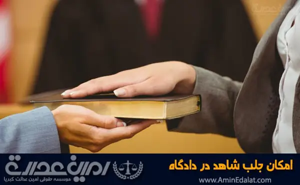 امکان جلب شاهد در دادگاه