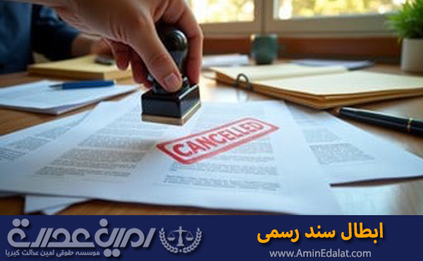 ابطال سند رسمی